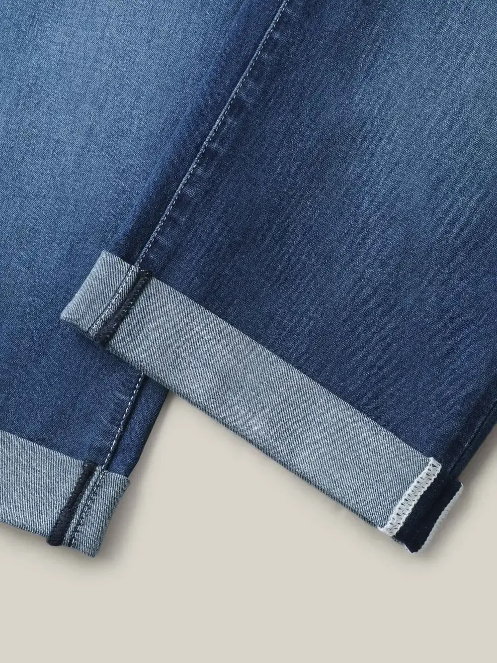 Whiskered Wash Crop Skinny-Fit Jeans