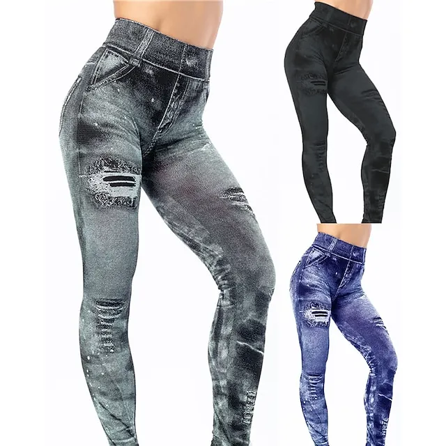 Women's High Elasticity High Waist Athletic Athleisure Black Burgundy S M Summer Spring