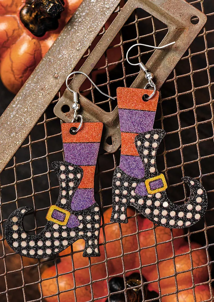 Halloween Witch Legs Earrings