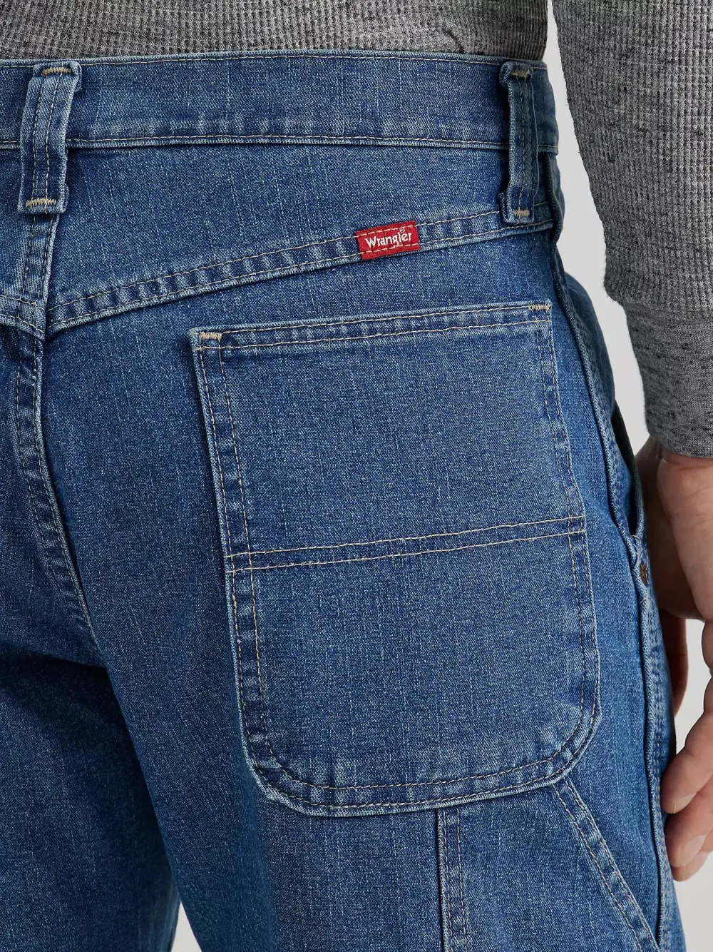 WRANGLER MEN'S FIVE STAR PREMIUM CARPENTER JEAN IN DARK VINTAGE