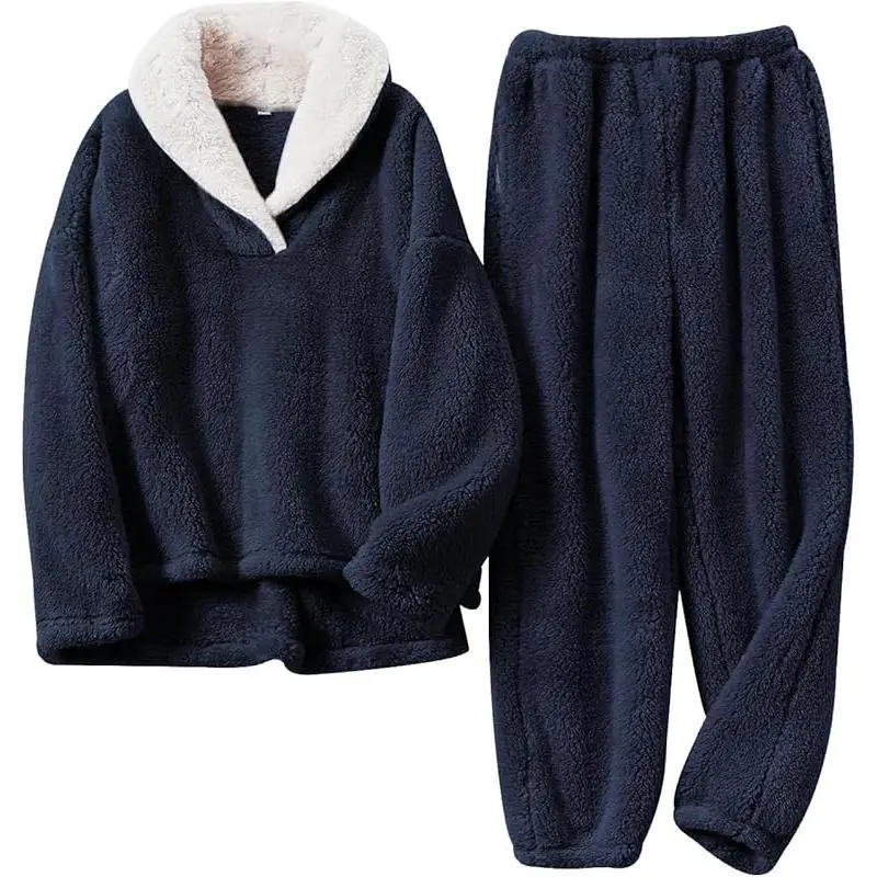 Men's Coral Fleece Pjs Set