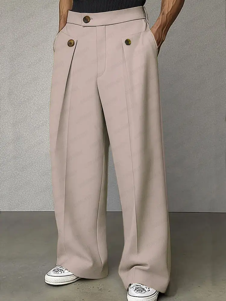 Smart Casual Tailored High Waist Pants