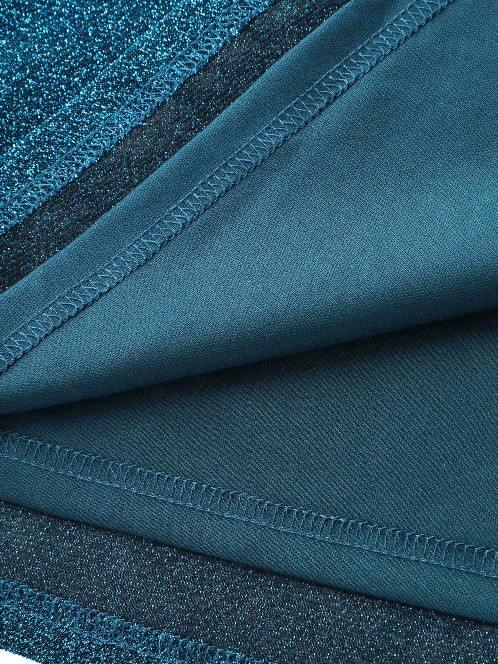 Lurex Butterfly Knot Collar Lined Tank Top