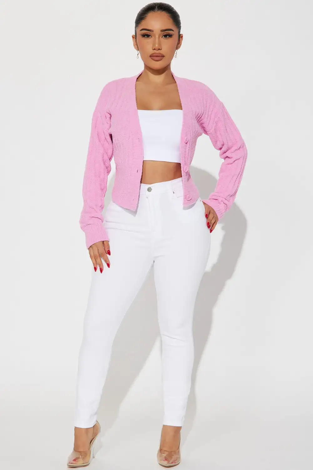 Nerida Cardigan - Pink