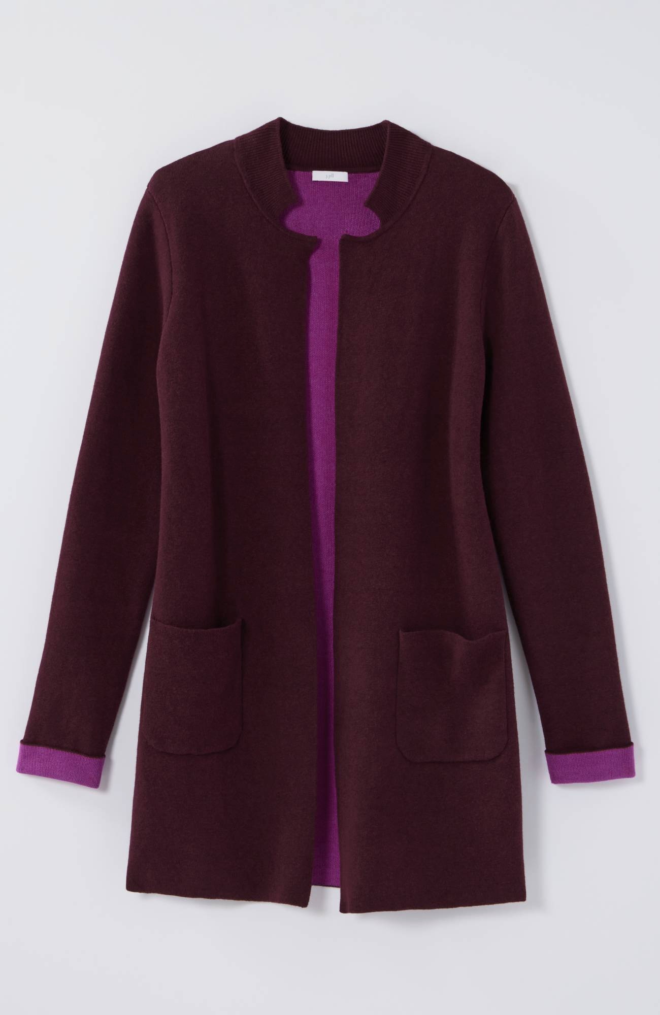 majestic open-front cardi