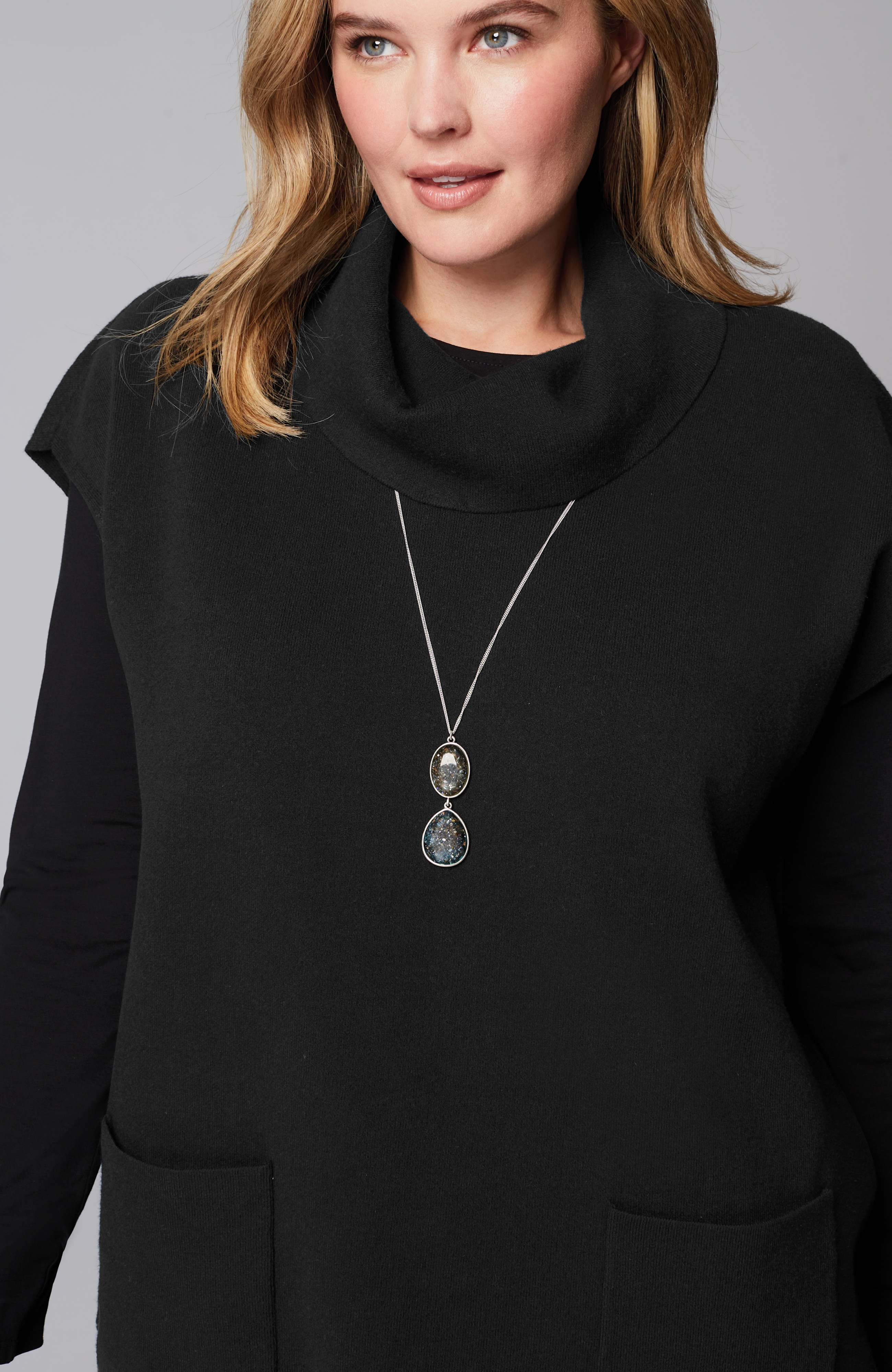 Pure Jill Double-Knit Sweater-Vest