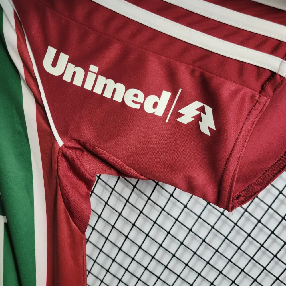 Camisa Fluminense Home 08/09 Retrô - Vinho e Verde