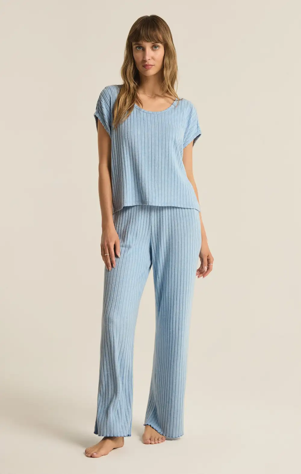 Dawn Smocked Rib Pant