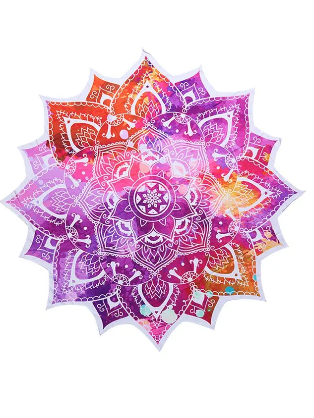 Ethnic patterns Beach Towel