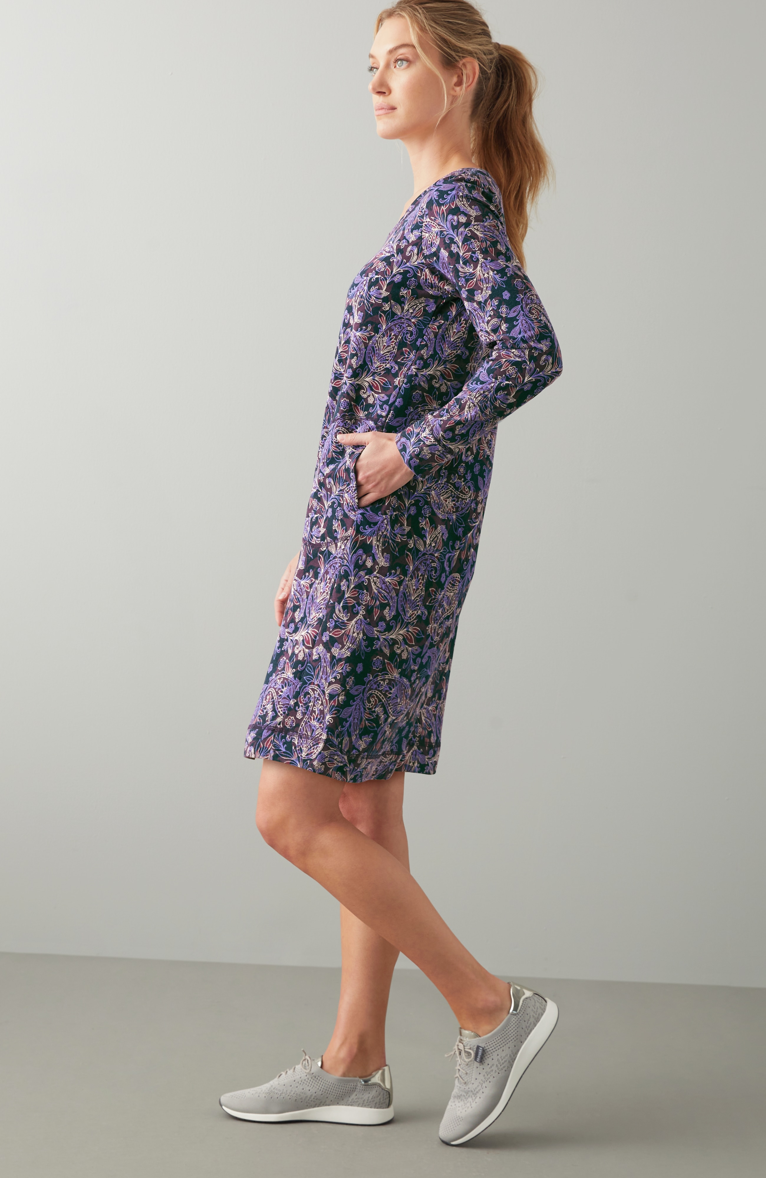 Fit Elevate Terry Seamed Dress