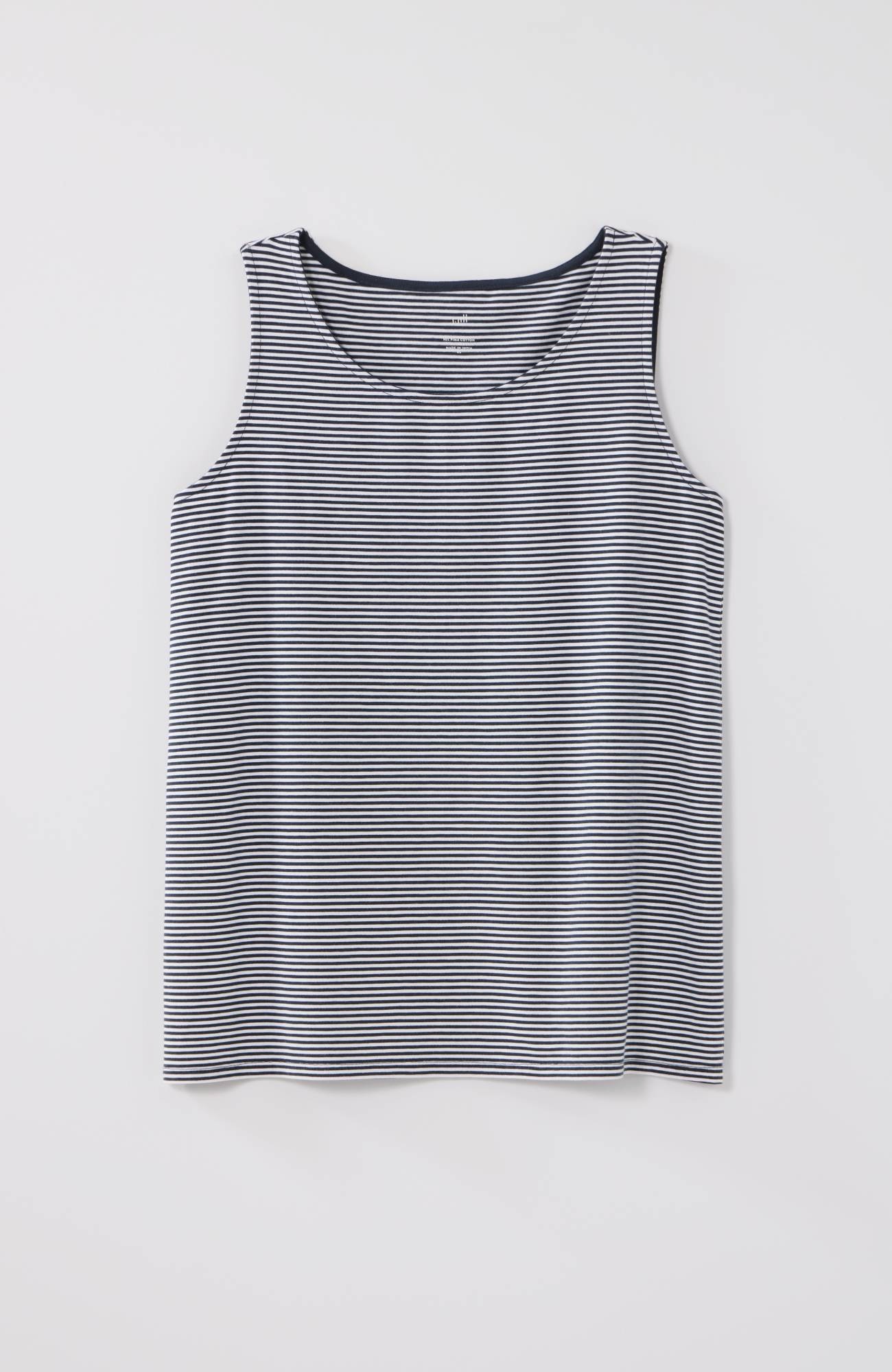 pima-stretch knit tank