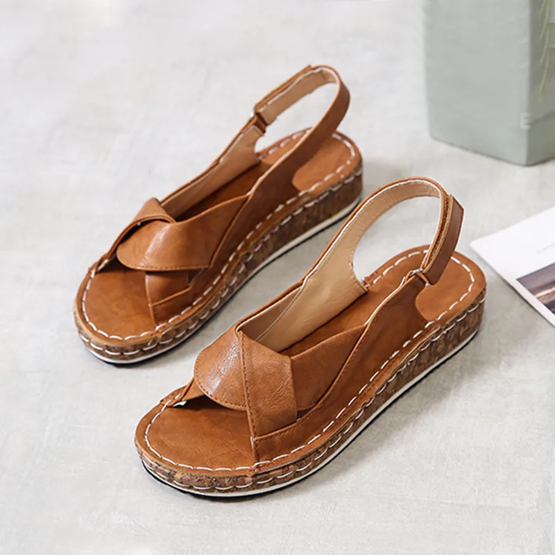 Comfortable wedge sandals