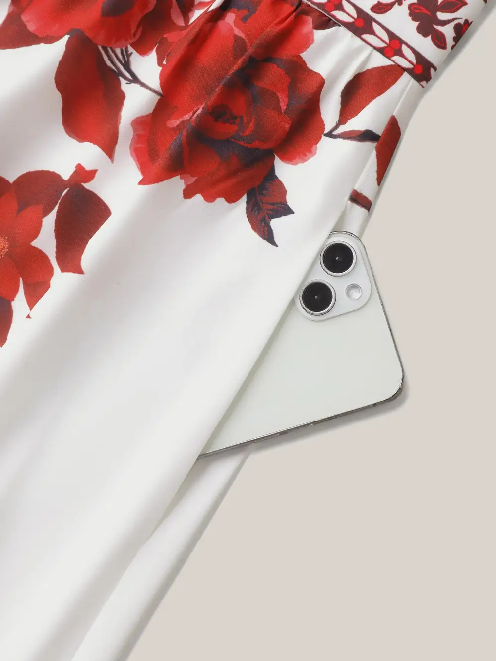 Bohemian Floral Print Stretchy Waist Maxi Dress