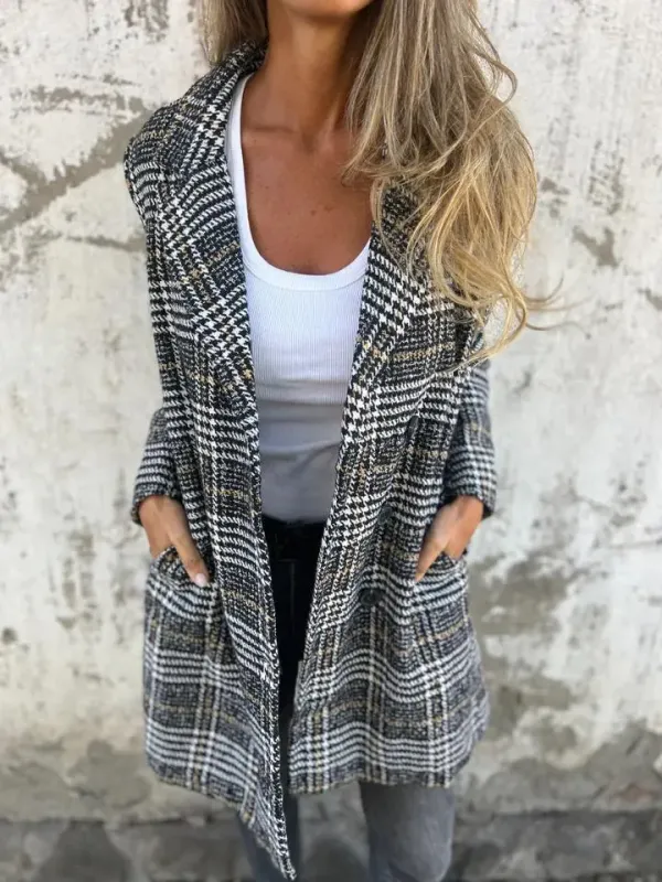Lapel Blazer Coat