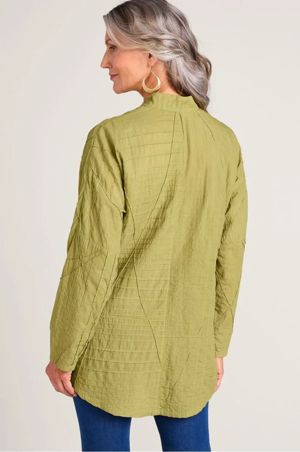 Studio Abstract Long Sleeve Big Shirt