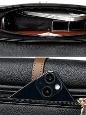 Women's Classic Flap Shoulder Bag with Adjustable Strap - Stylish and Versatile Perfect for Work or Casual Outfits