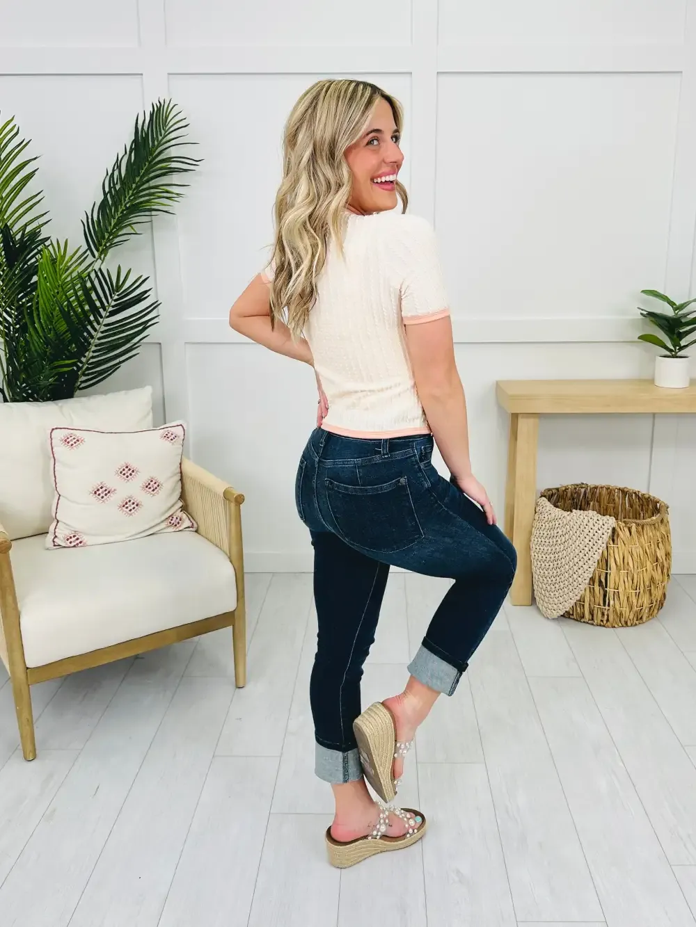 Judy Blue Double Take High Rise Capris