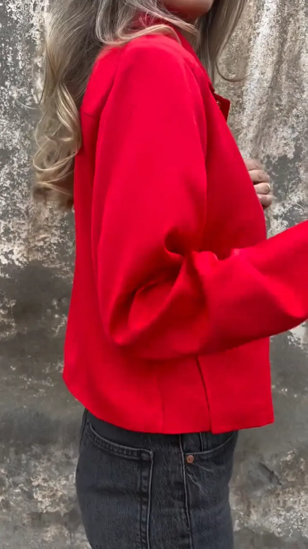 Charm Gold Button Jacket