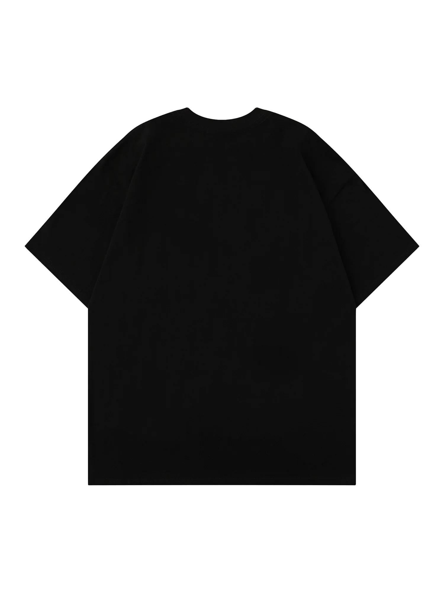 Loose American Fuzzy Fun Printed T-shirt