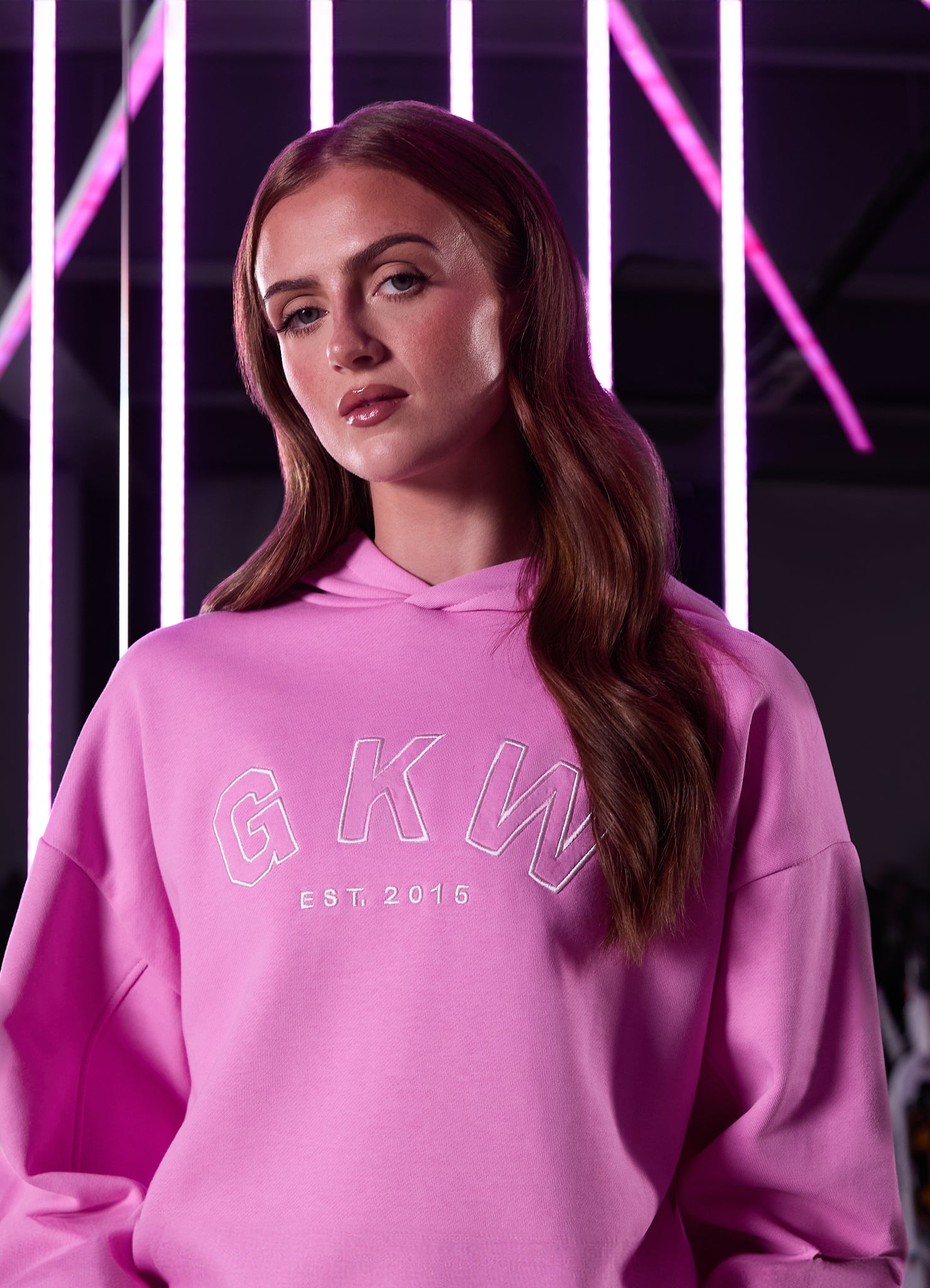GKW Relaxed Fit Hood - Pink Rose