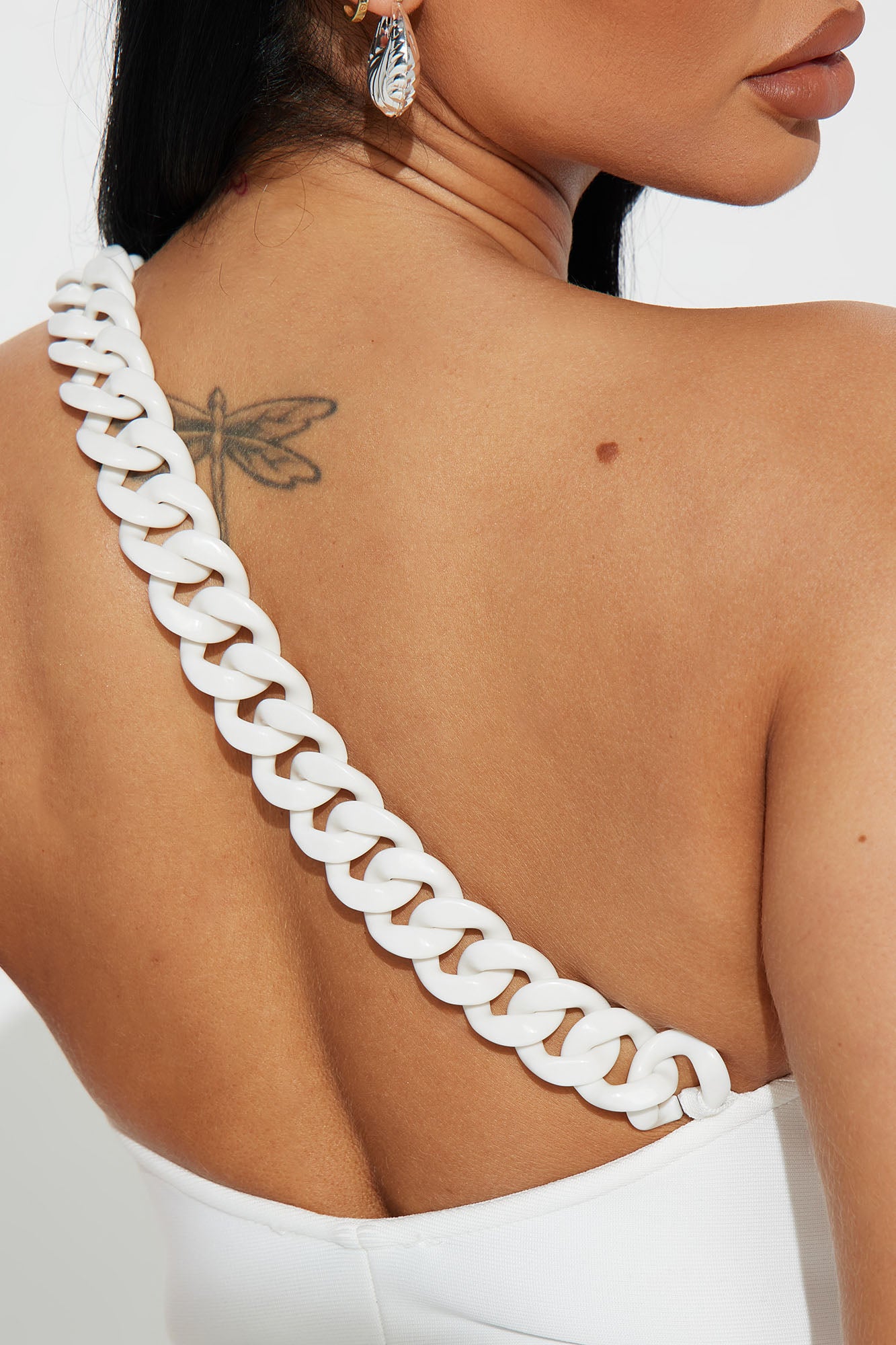 Hacks At Dawn Bandage Mini Dress - White