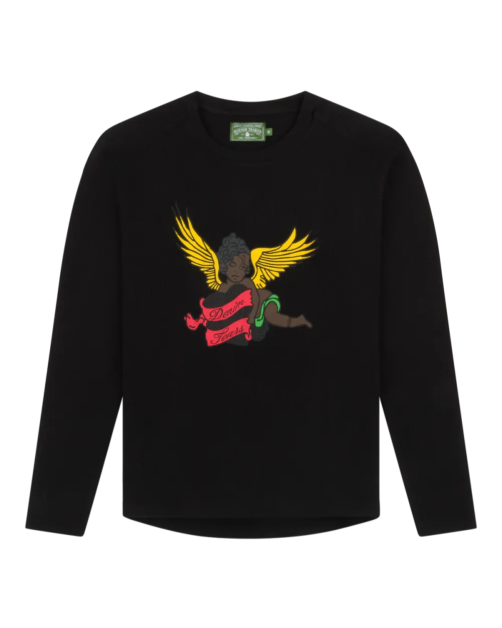 Black Cherub Thermal Long Sleeve Black