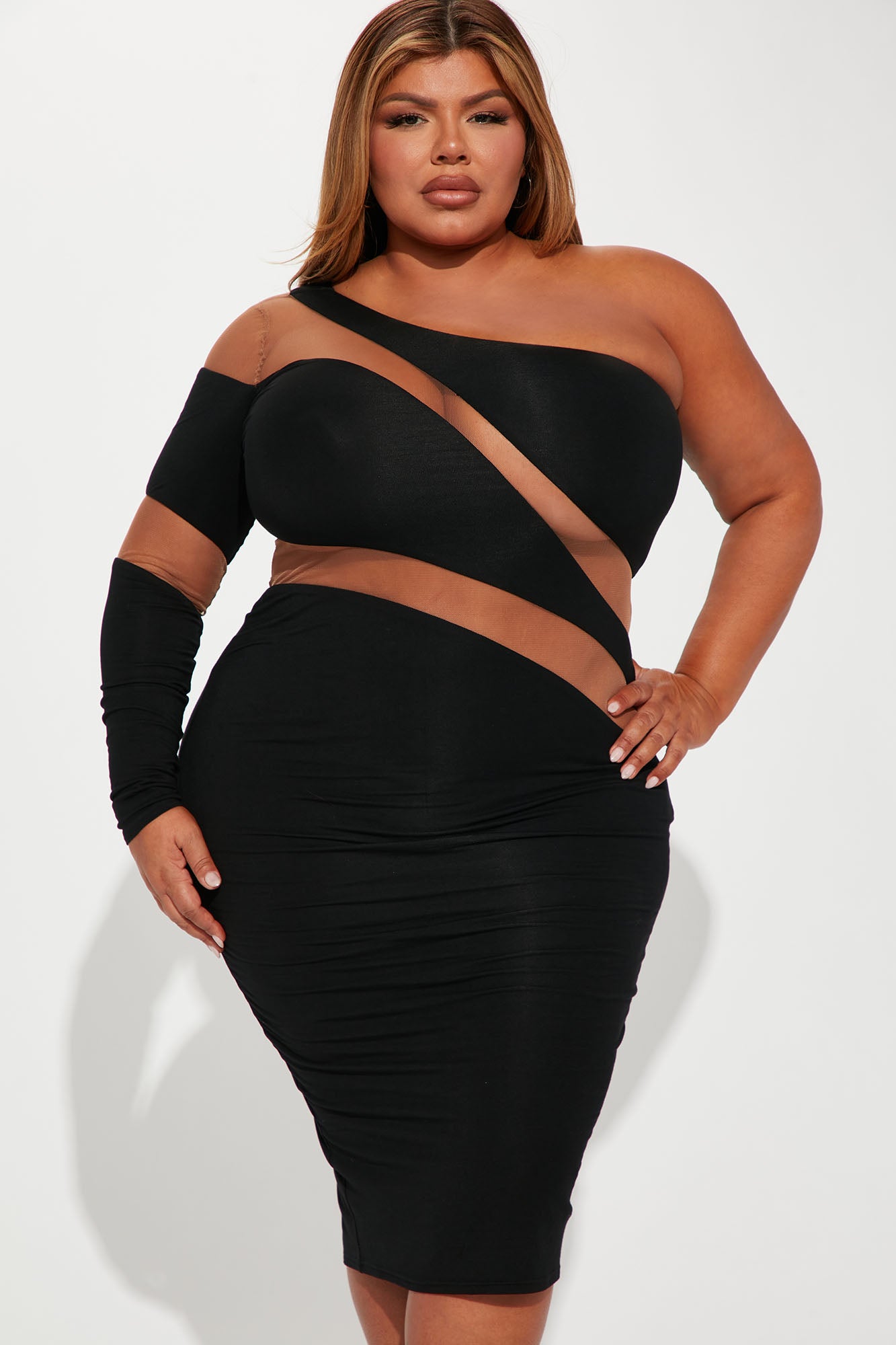 Saturday Night Midi Dress - Black
