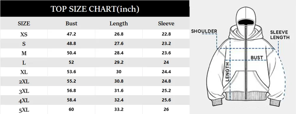 Balaclava Hoodie With Built-In Zip