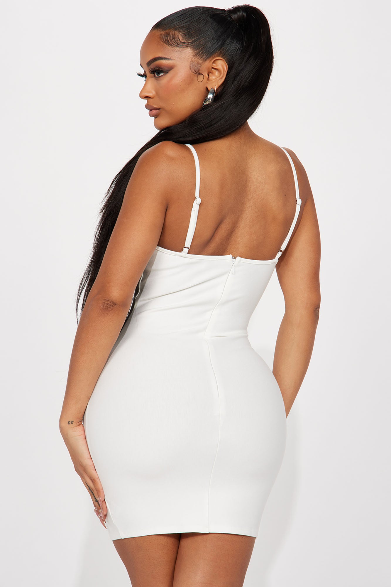 Amalina Mini Dress - White