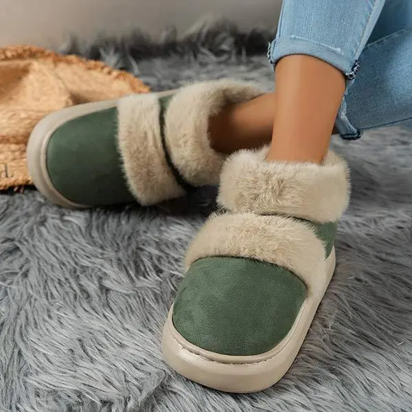 Women's Thick Sole and Insulated Casual Cotton Shoes 93595470C