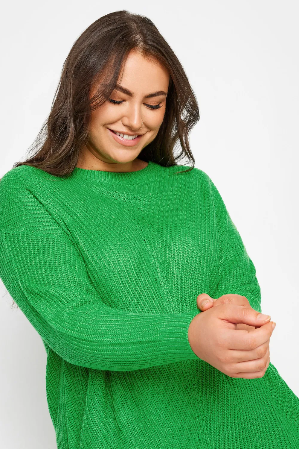 YOURS Curve Pink Essential Knitted Jumper