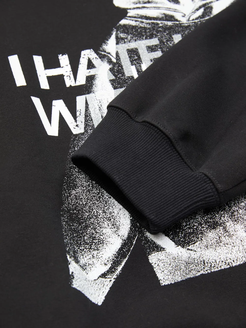 Fun Lettering Double Print Hoodie - 1964