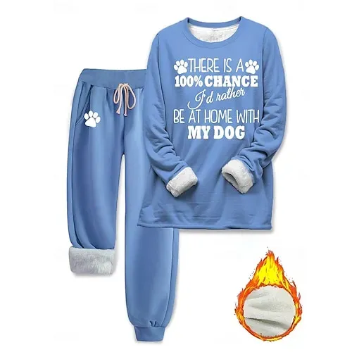 Women's Daily Hoodie Long Sleeve Hooded Graphic Letter Drawstring Print Casual Daily Black Pink Blue Fall Loose Fit