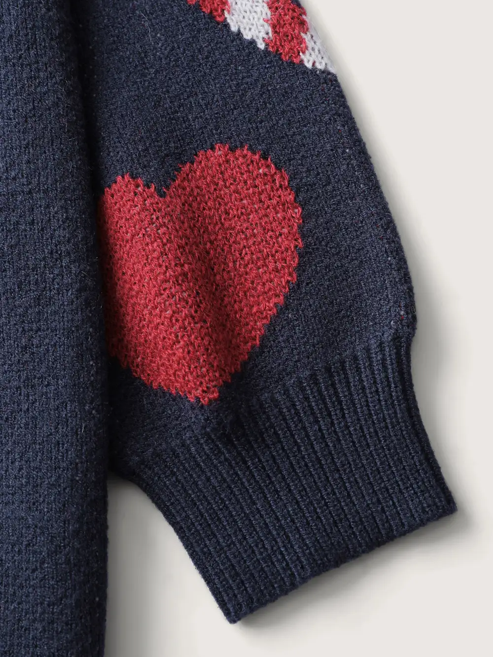 Holiday Candy Jacquard Pattern Pullover