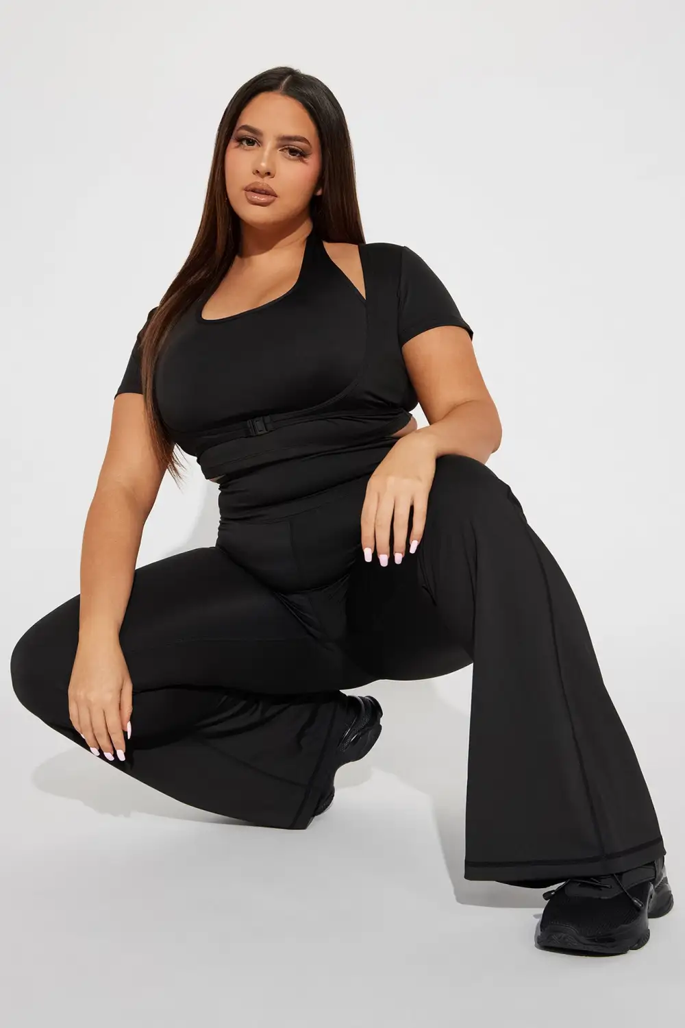 Lily Active Top - Black shein