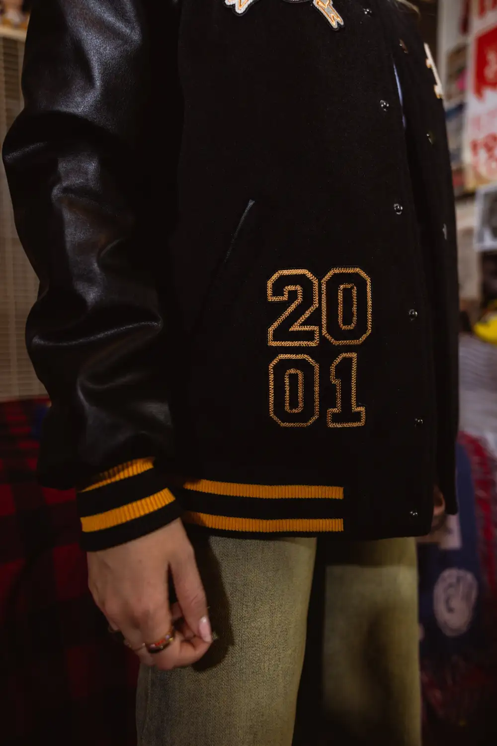 Nikkith Varsity Bomber Jacket