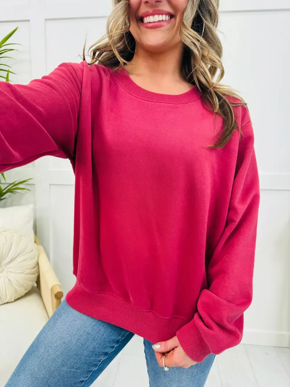 REG/CURVY MOCO Exclusive Basic Babe Pullover- Multiple Colors!