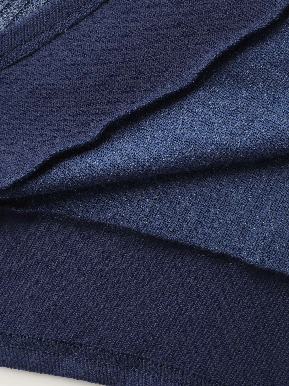 Textured Contrast Edge Hooded Jacket