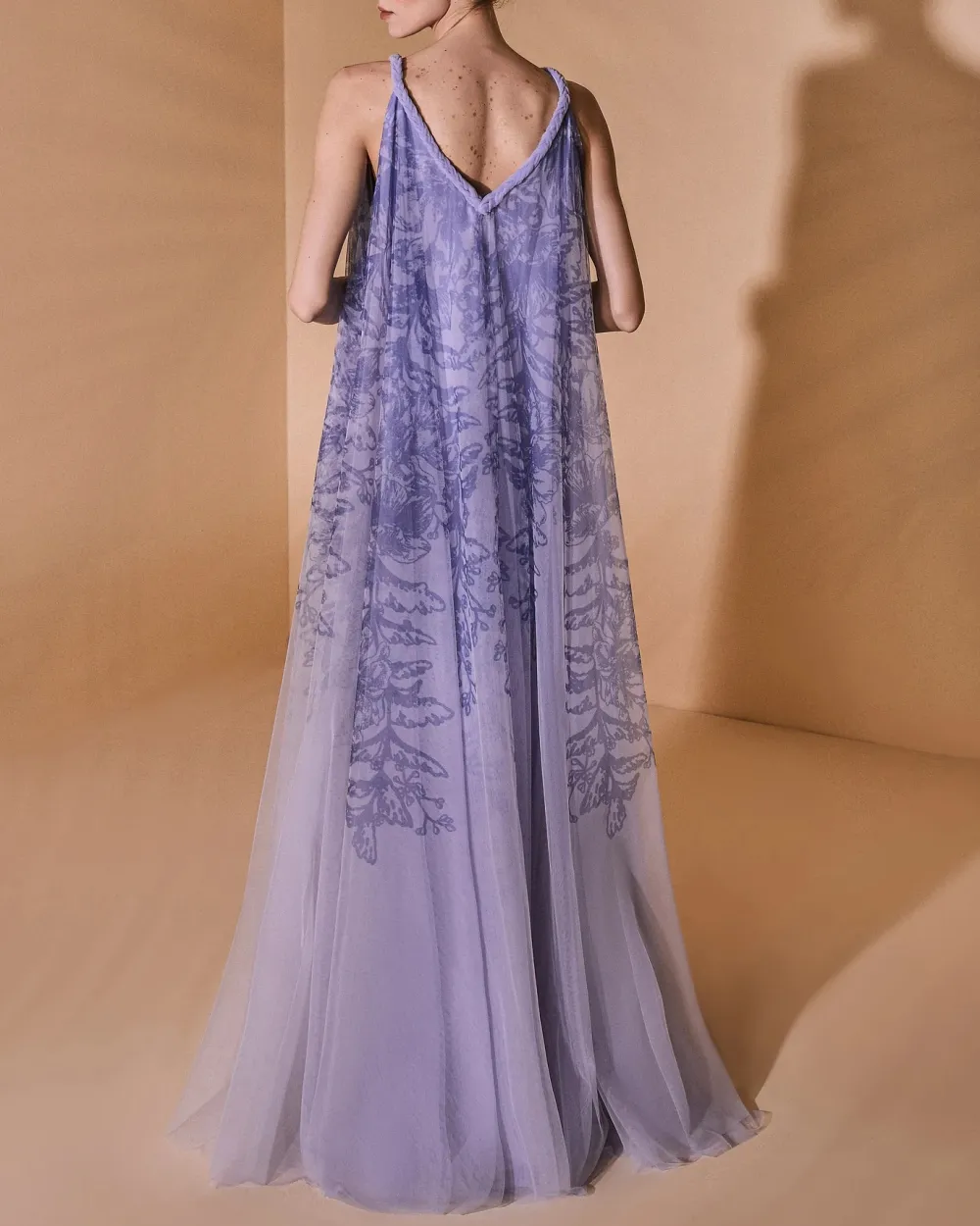 V-neck suspender dress