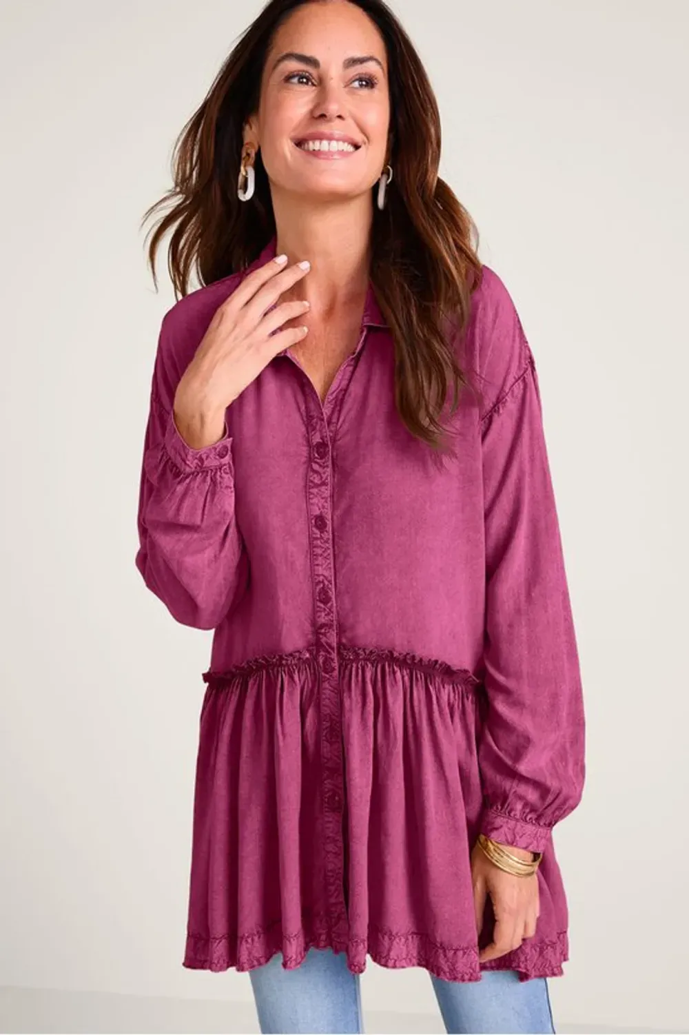 Folklore Long Sleeve Big Shirt