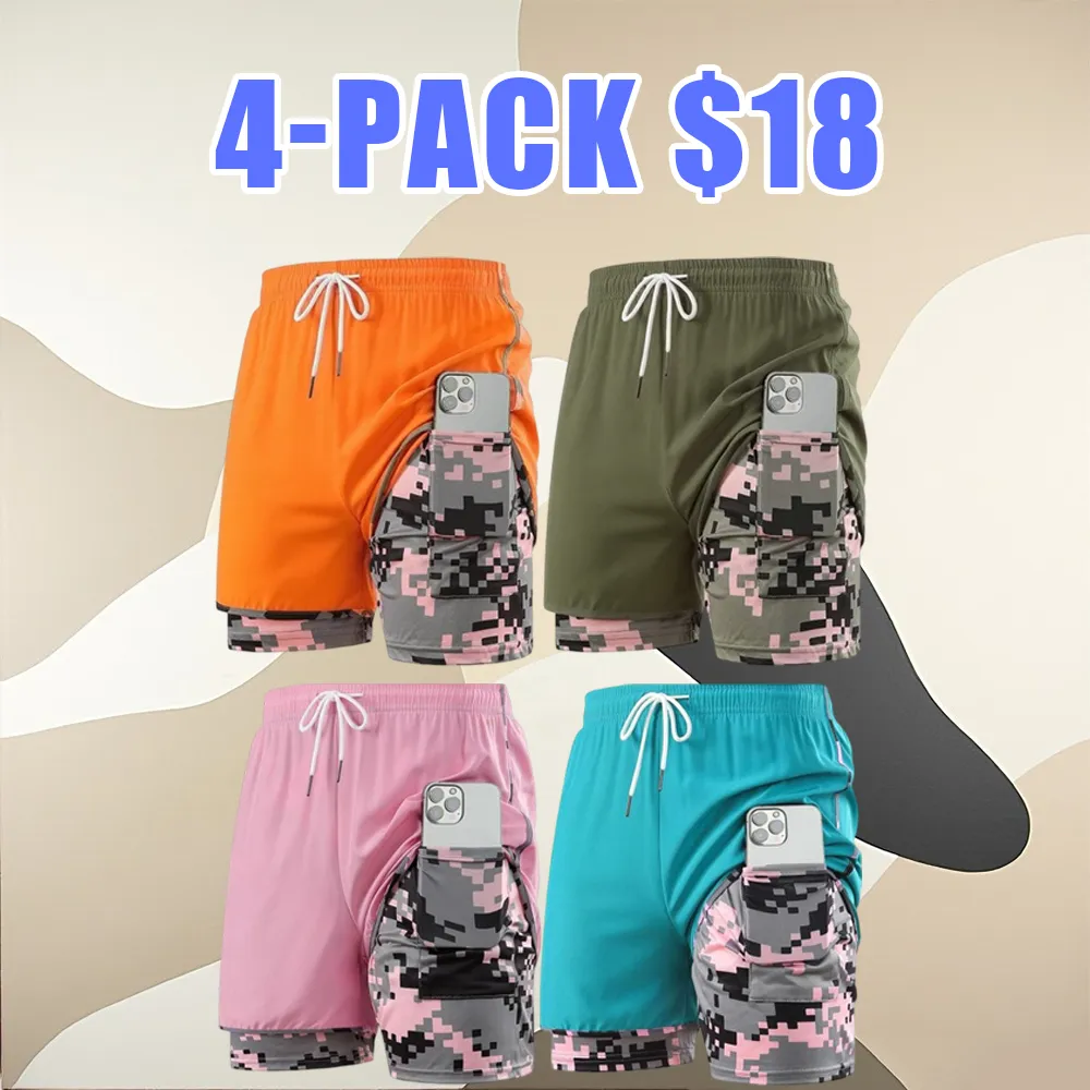 Women's Camo Gym Shorts – Quick-Dry, Breathable, Slim Fit