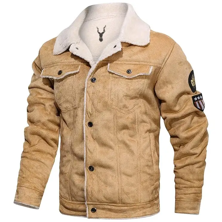 Badass Sherpa lined Faux Leather Jacket