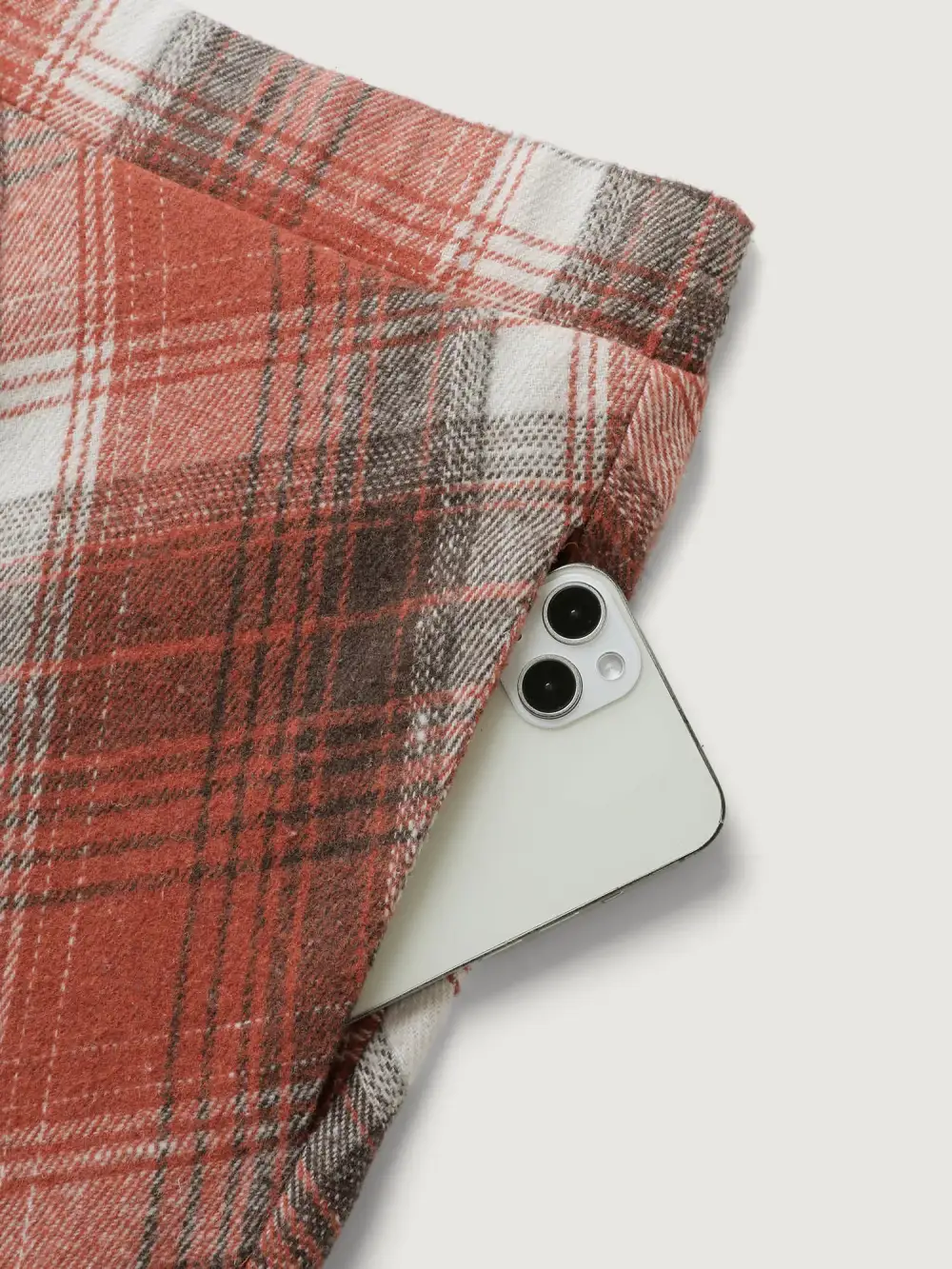 Pumpkin Plaid Print Halloween Midi Skirt