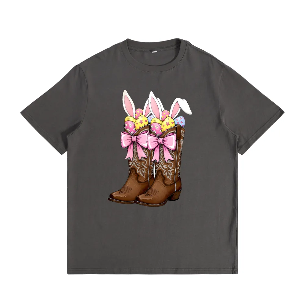 Cowboy Boots Easter Coquette T-Shirt