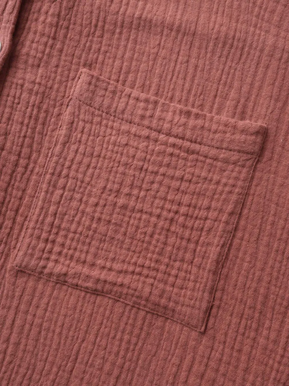 Pure Cotton Long Button Down Jacket