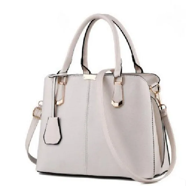 Women's Messenger Bag Sling Shoulder Bag Crossbody Bag PU Leather Daily Date Office & Career Solid Color Violets Black White