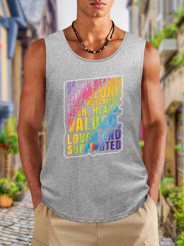Men'S Vests LGBTQ Support LGBT Pride Month
