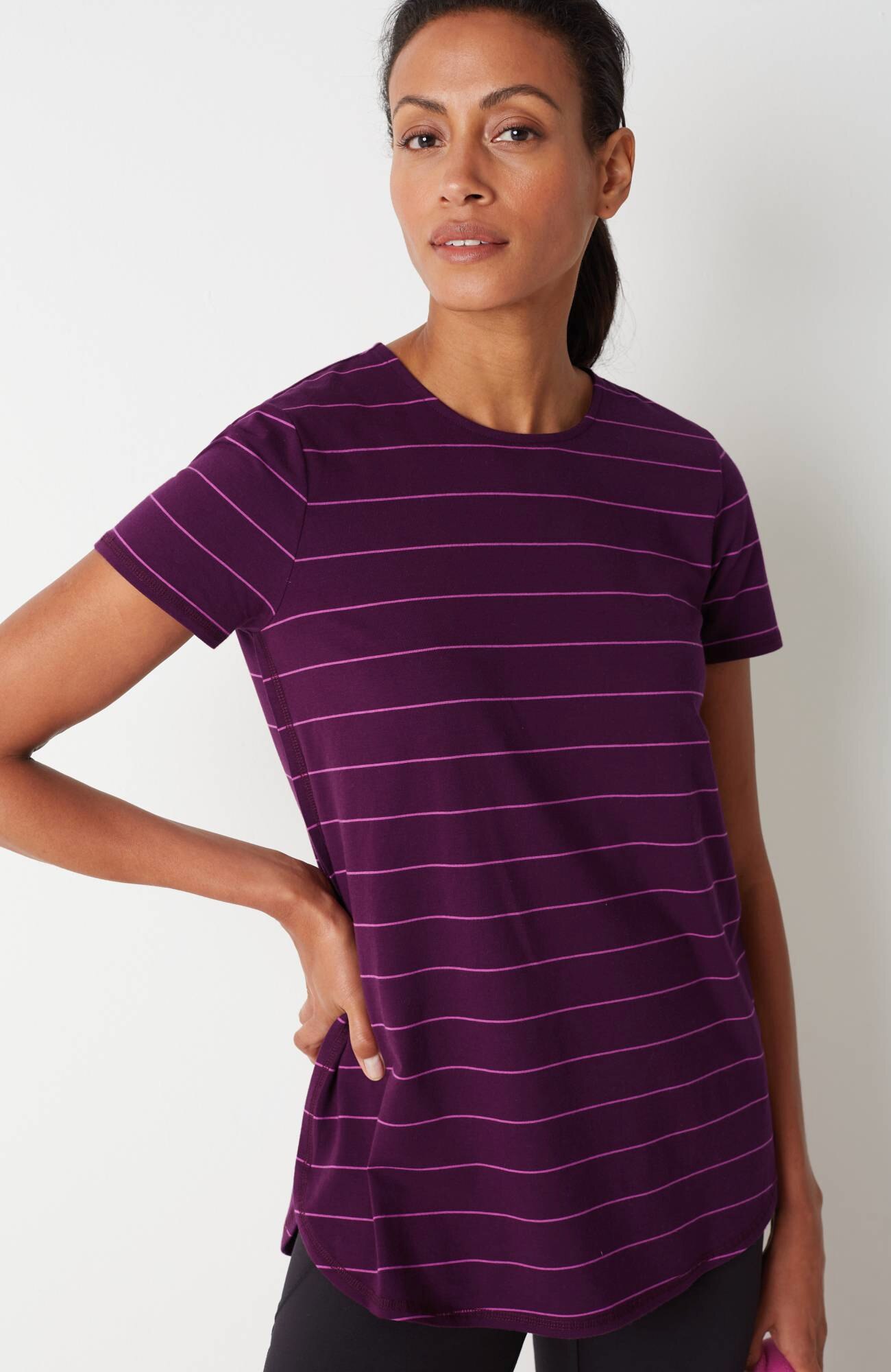 fit progress pima-stretch shirttail tee