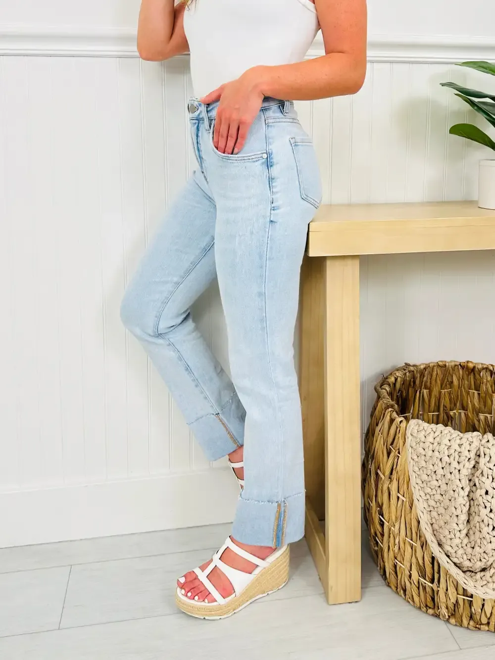 MOCO Exclusive Not Your Mother's Tummy Control Mom Jeans