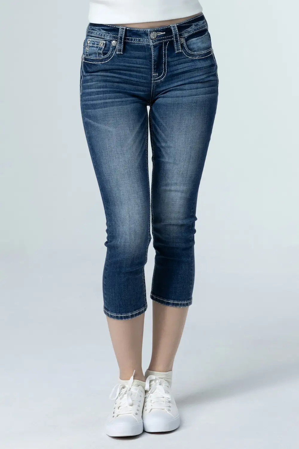Paisley Peekaboo Capri